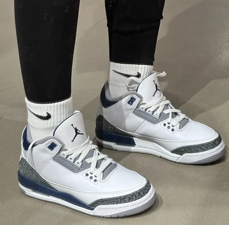 Giày Nike Air Jordan 3 Retro ‘Midnight Navy’ DM0967‑140 - Ảnh 5
