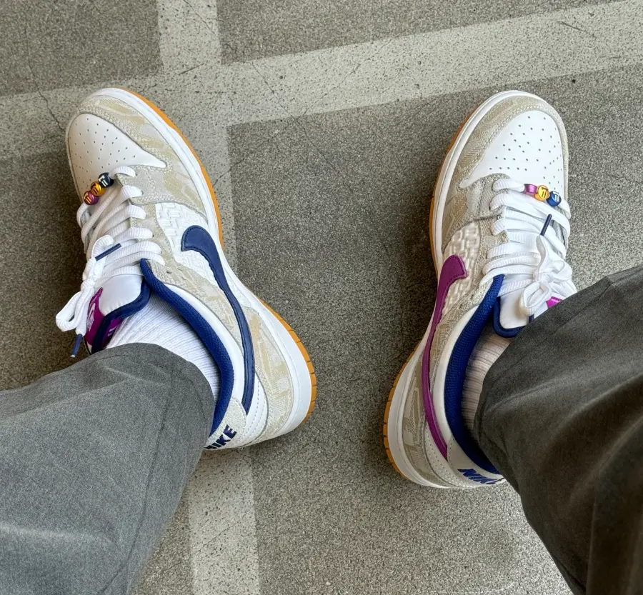 Giày Nike Dunk Low SB x Rayssa Leal ‘Vivid Purple’ FZ5251‑001 - Ảnh 4