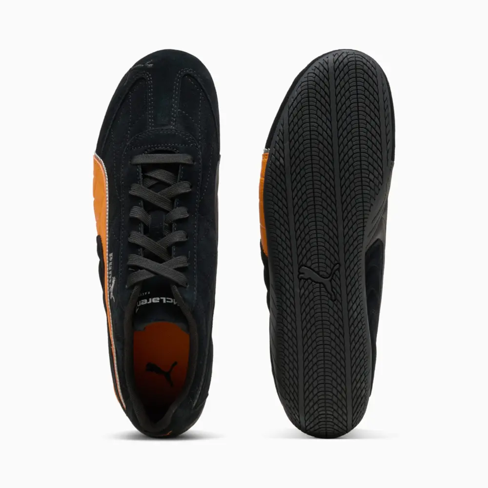 Giày Puma Speedcat McLaren Racing 'Black-Bright Papaya' 309452-01 - Ảnh 4