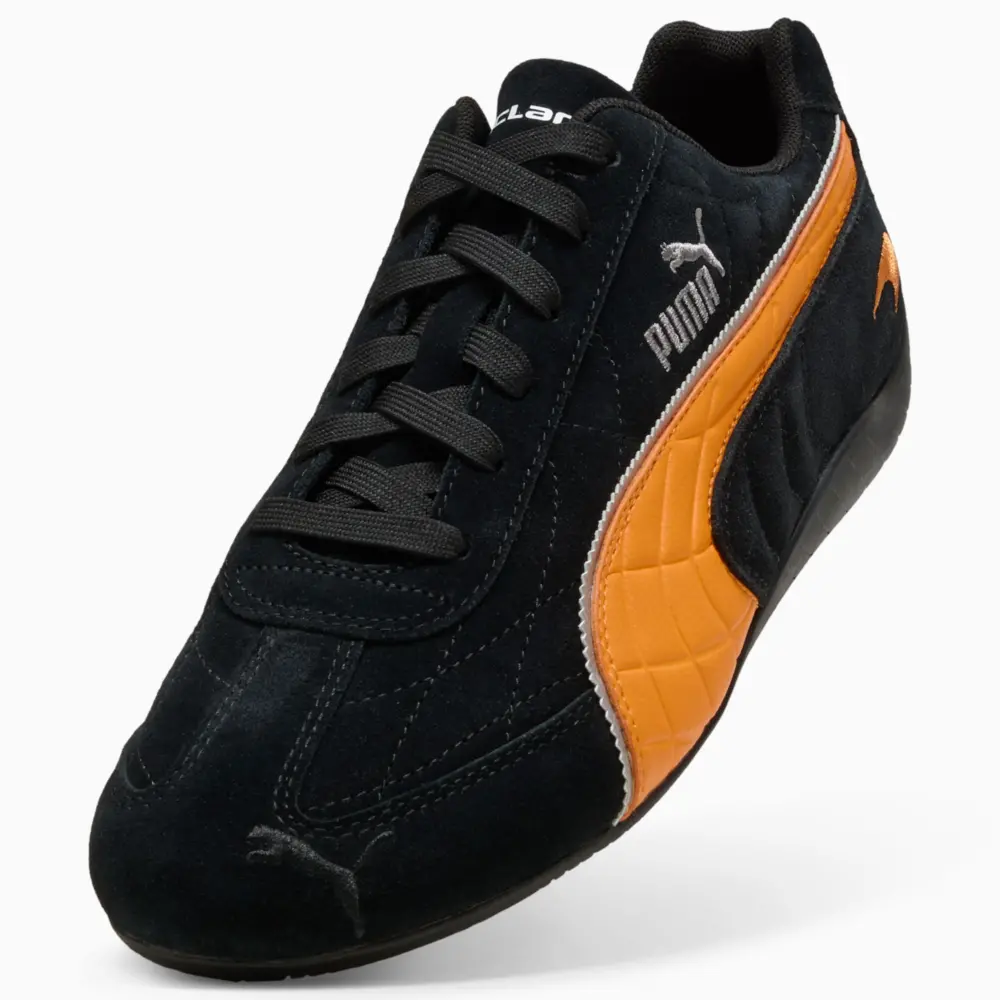Giày Puma Speedcat McLaren Racing 'Black-Bright Papaya' 309452-01 - Ảnh 5