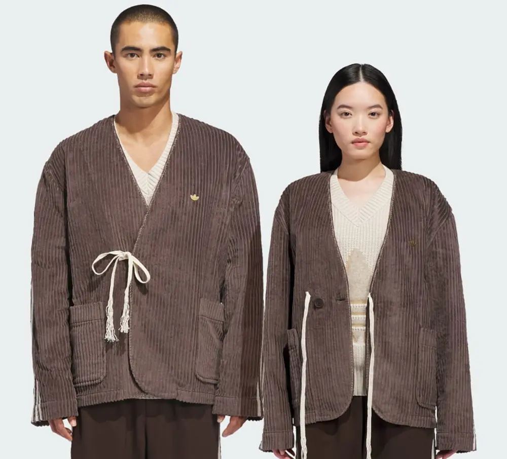 Alternative view of Áo Adidas Originals CLOT BY EDISON CHEN FW25 'Dark Brown' JM2827