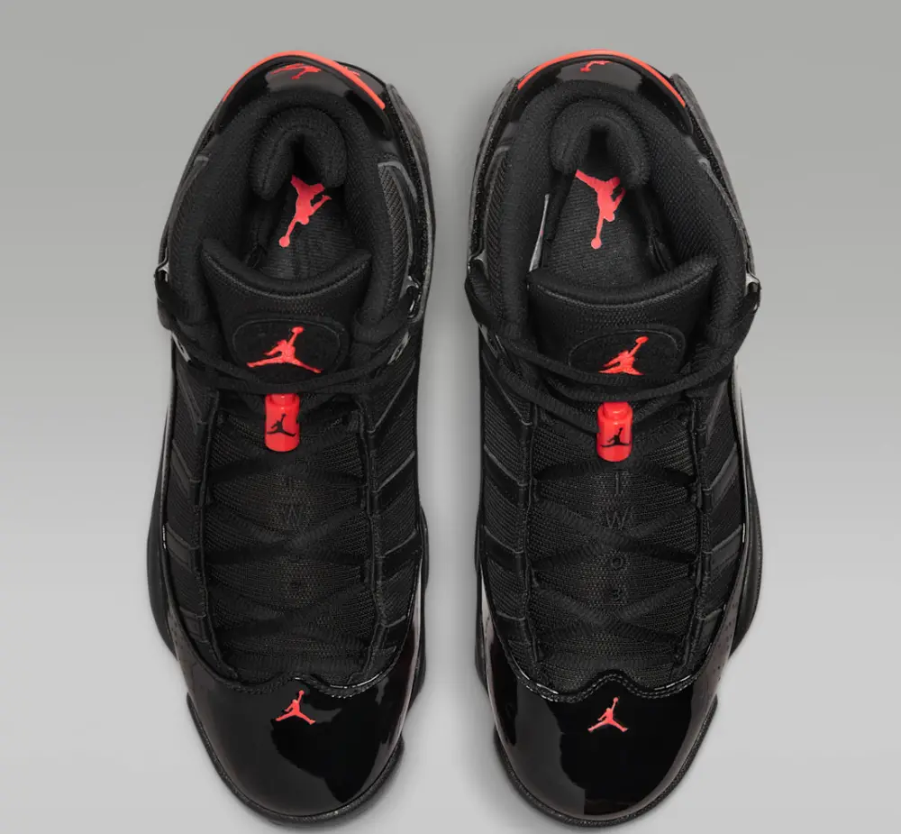 Giày Nike Air Jordan 6 Rings ‘Black Infrared’ 322992-066 - Ảnh 5