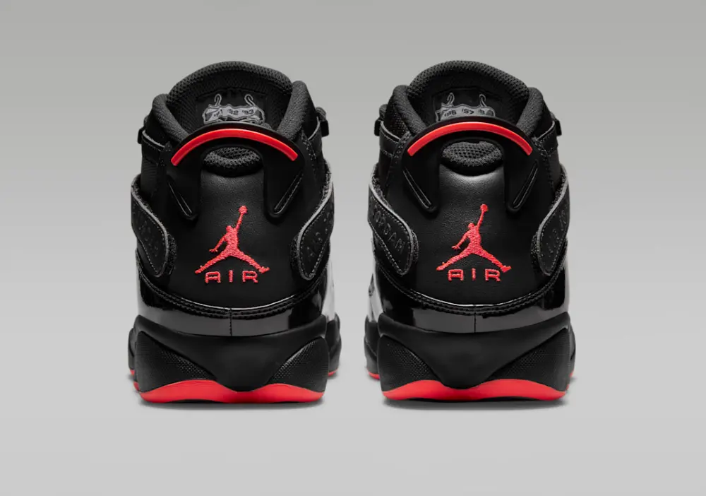 Giày Nike Air Jordan 6 Rings ‘Black Infrared’ 322992-066 - Ảnh 3