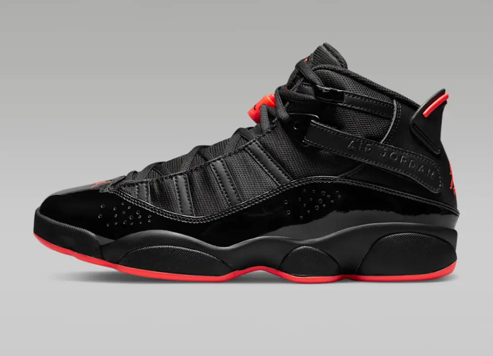 Alternative view of Giày Nike Air Jordan 6 Rings ‘Black Infrared’ 322992-066