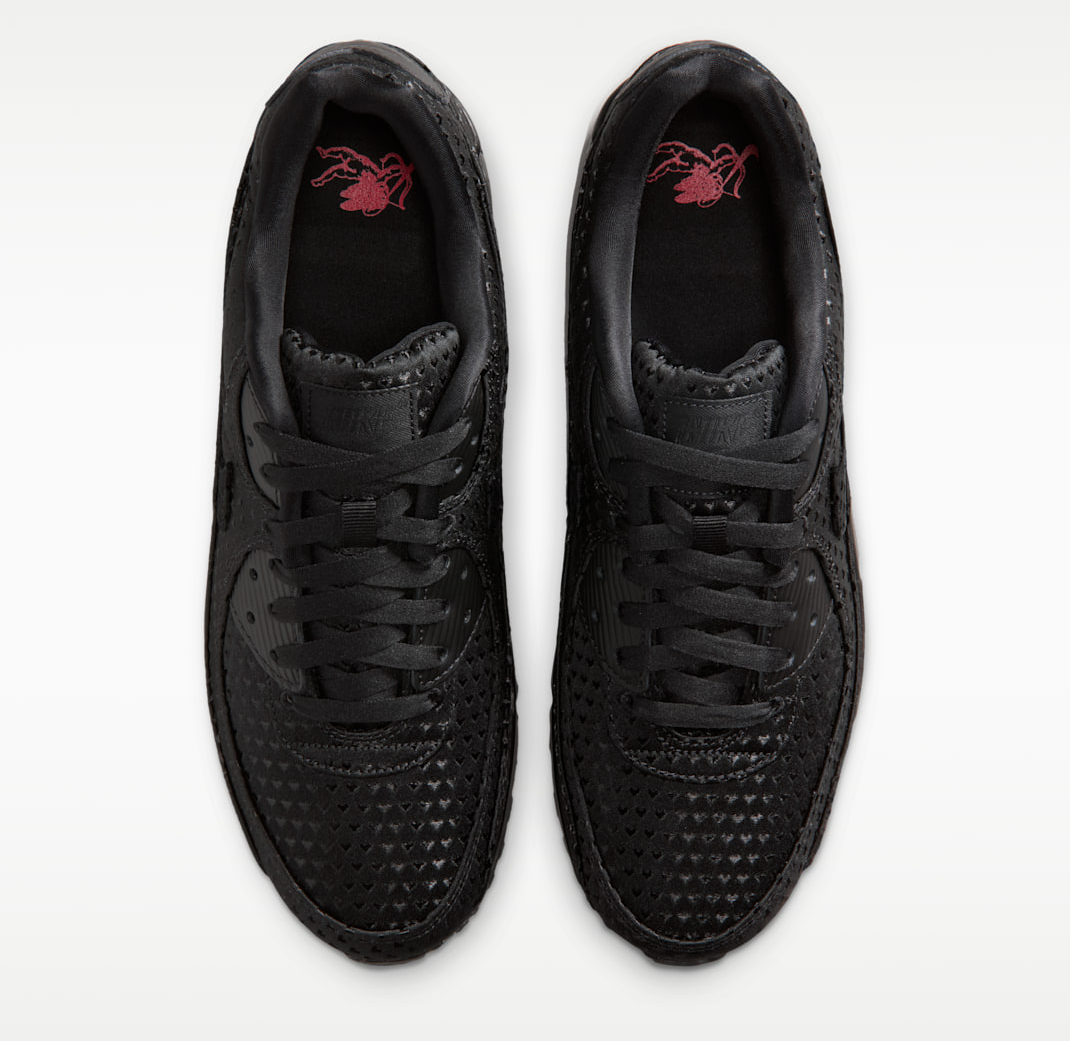 Giày Nike Air Max 90 Premium Valentine’s Day ‘Black’ IB6606-001 - Ảnh 4