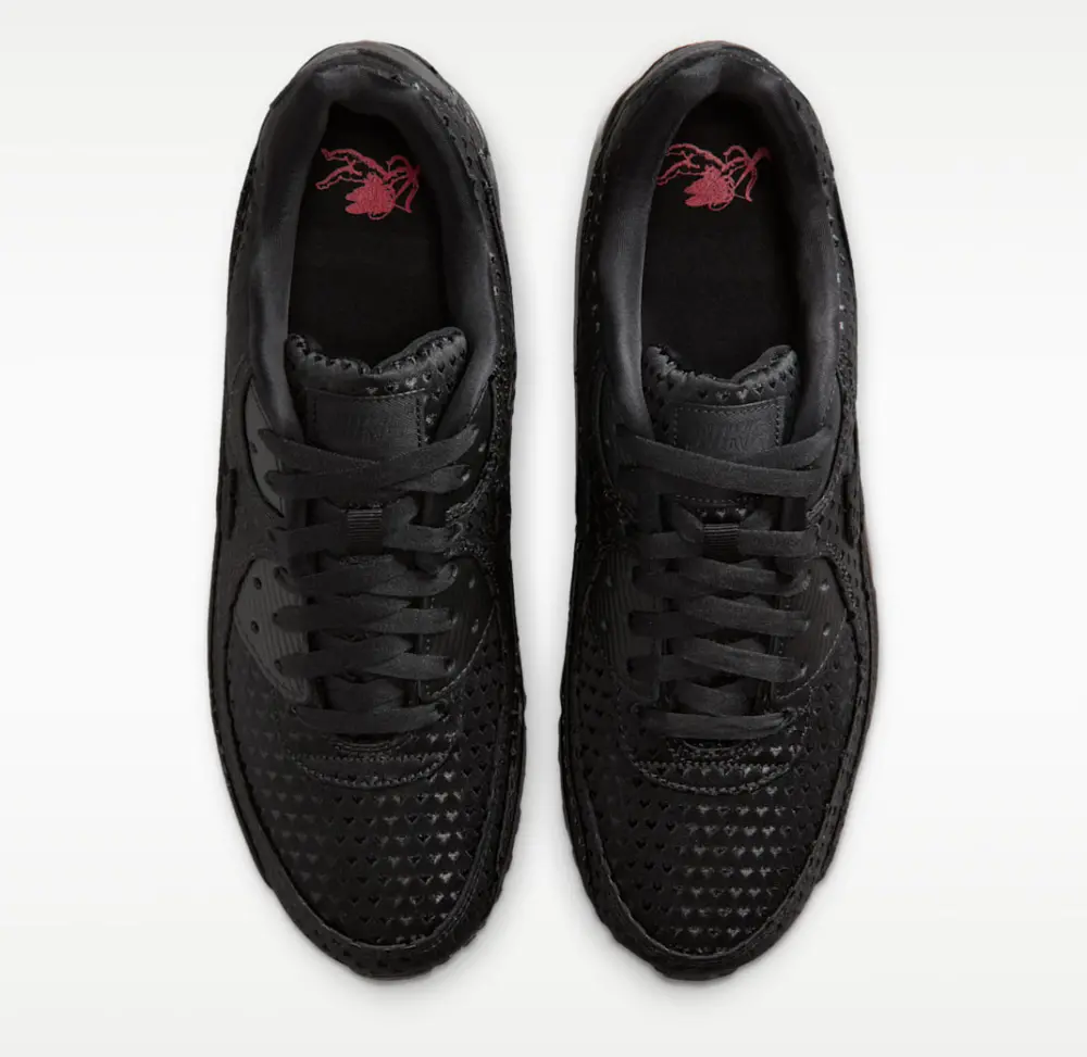 Giày Nike Air Max 90 Premium Valentine’s Day ‘Black’ IB6606-001 - Ảnh 4