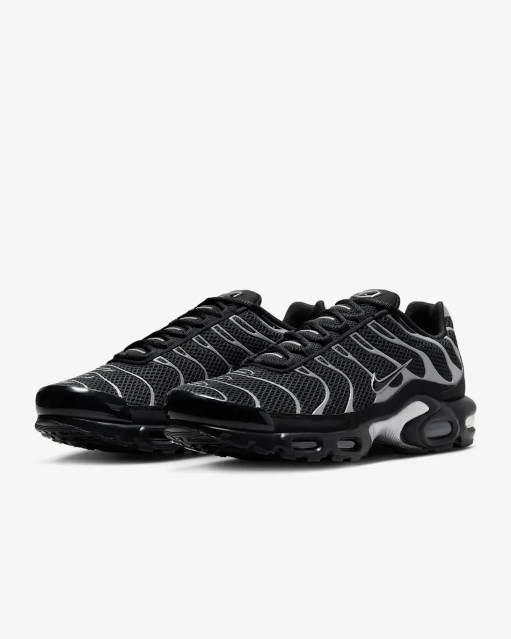 Giày Nike Air Max Plus Premium 'Black' HQ3029-001 - Ảnh 3