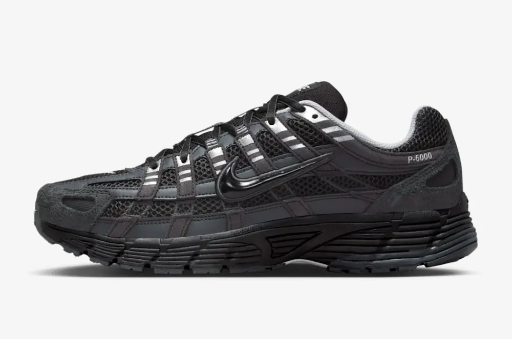 Giày Nike P-6000 Suede ‘Metallic Silver’ HF0015-002 - Ảnh 3