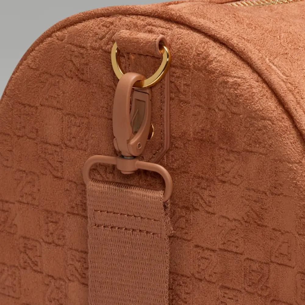 Túi Nike Jordan Suede Monogram Duffel ‘Brown’ IQ3206-200 - Ảnh 6
