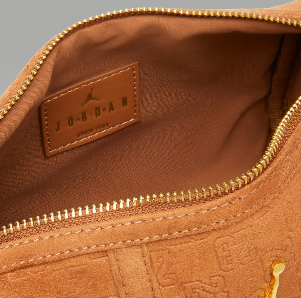 Túi Nike Air Jordan Suede Monogram ‘Brown’ IQ5743-299 - Ảnh 4