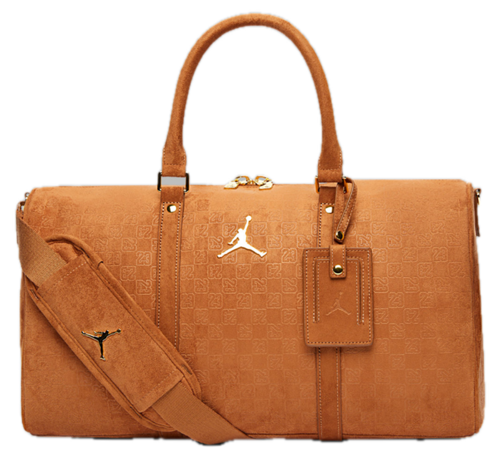 Túi Nike Jordan Suede Monogram Duffel ‘Brown’ IQ5742-299