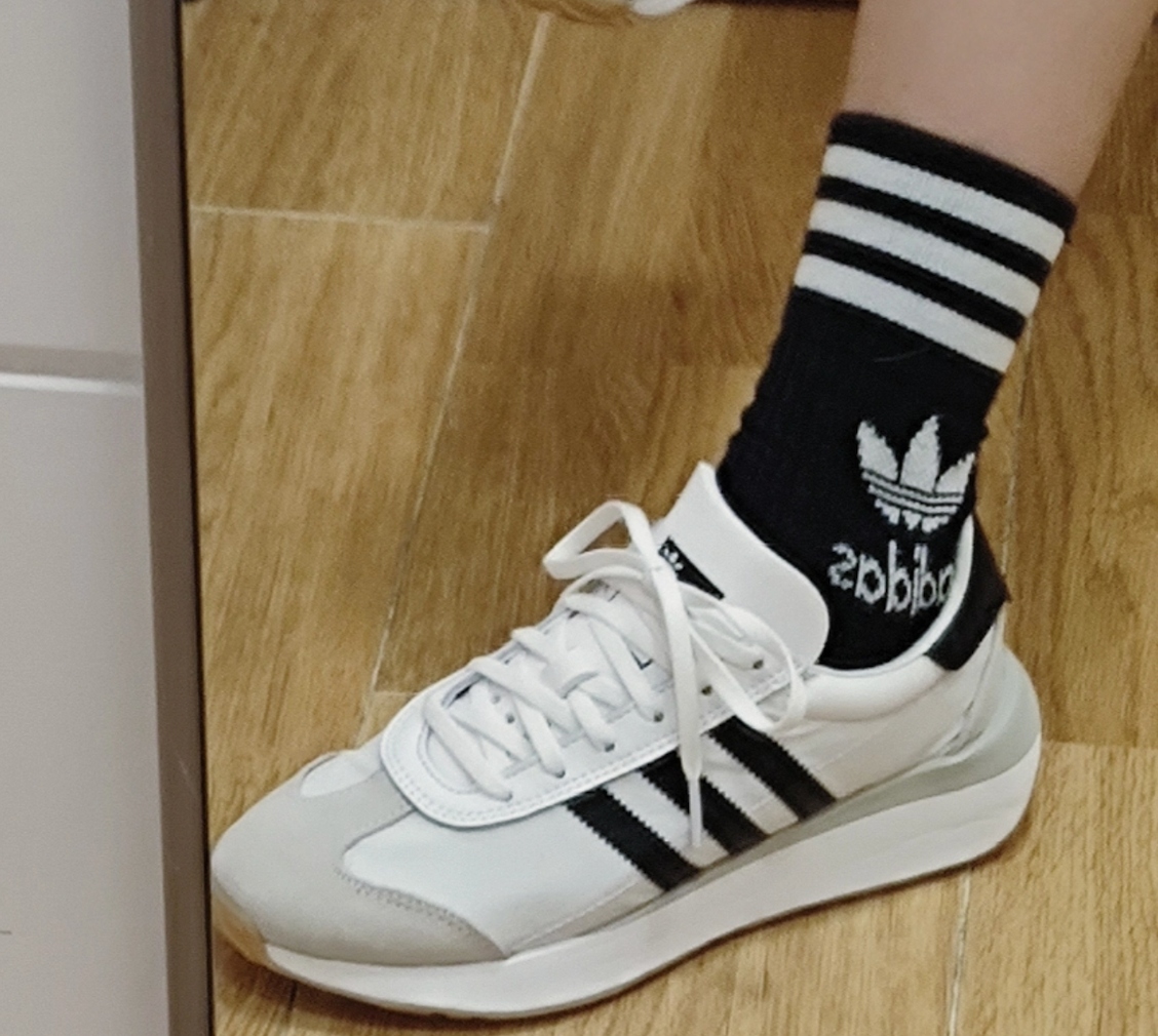 Giày Adidas Country XLG ‘White Black’ IF8405 - Ảnh 3