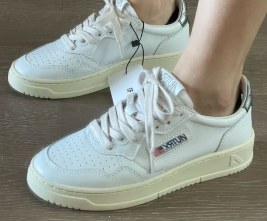 Giày Autry Medalist Low Leather ‘White Silver’ AULM-LL05 - Ảnh 2