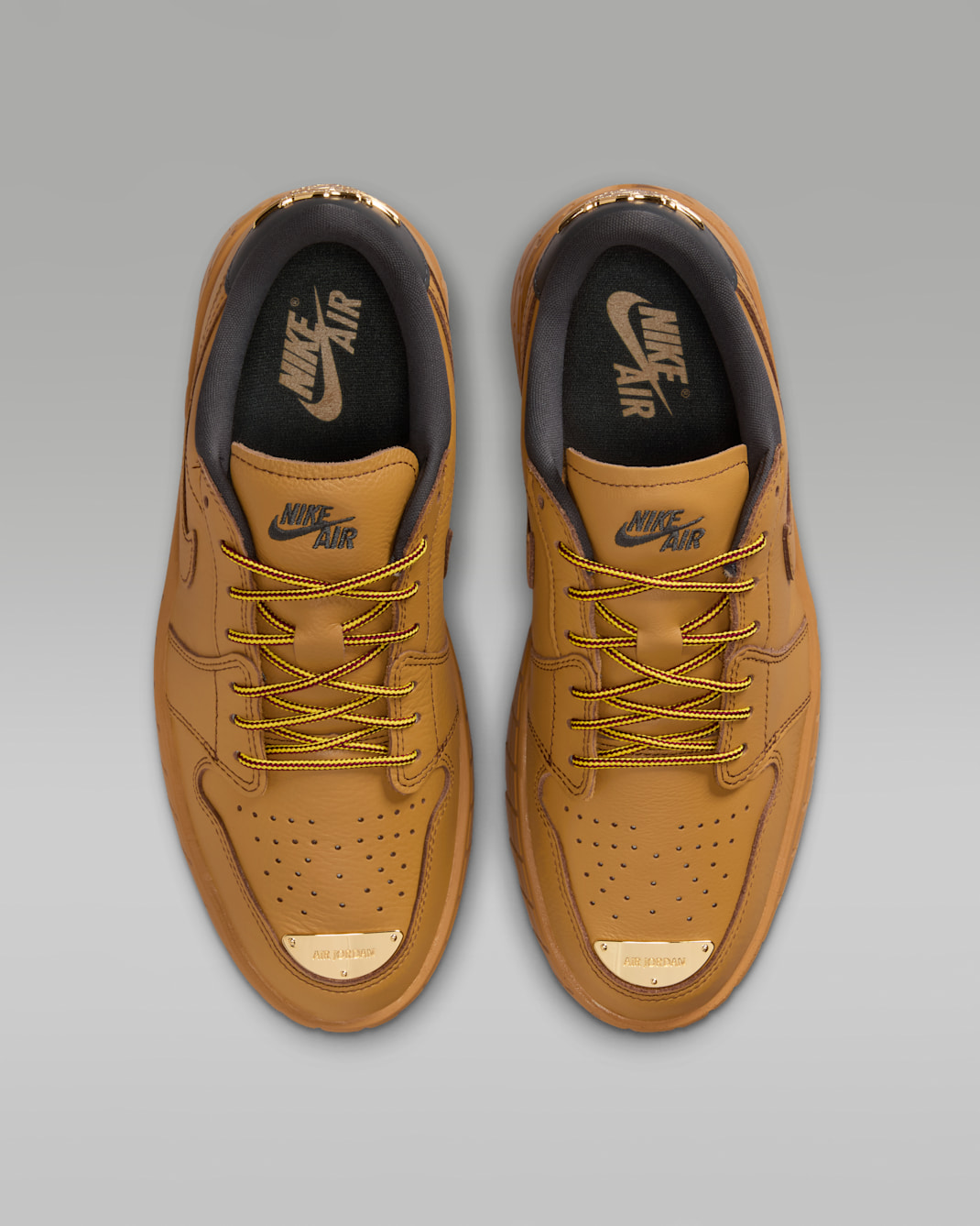 Giày Nike Air Jordan 1 Low Brooklyn 'Wheat' HF3184-700 - Ảnh 5