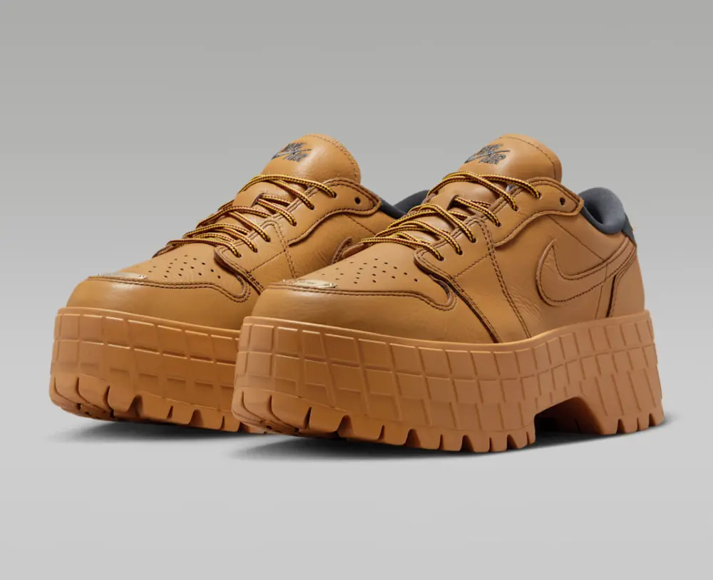 Giày Nike Air Jordan 1 Low Brooklyn 'Wheat' HF3184-700 - Ảnh 4