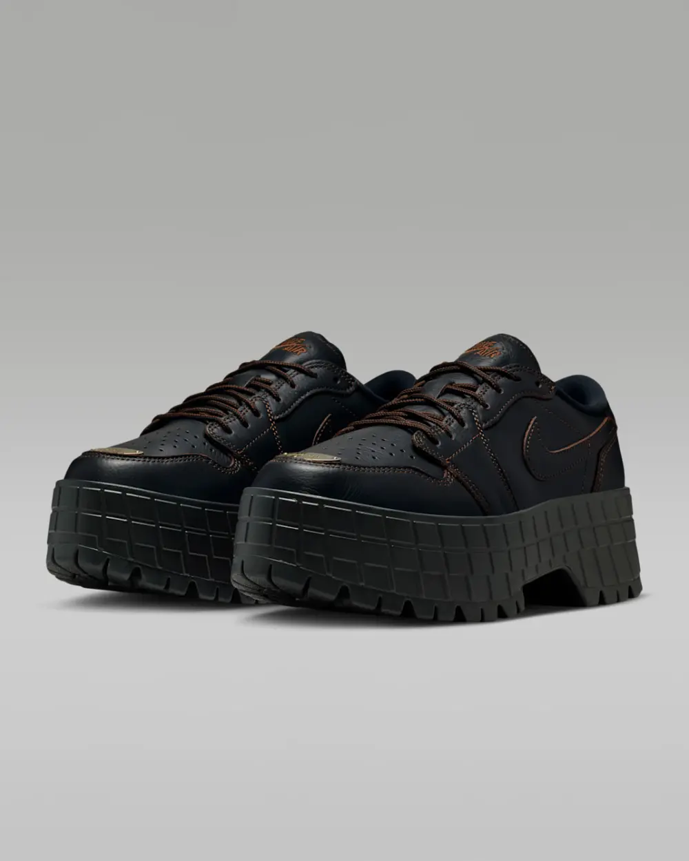 Giày Nike Air Jordan 1 Low Brooklyn 'Black' HF3184-002 - Ảnh 4