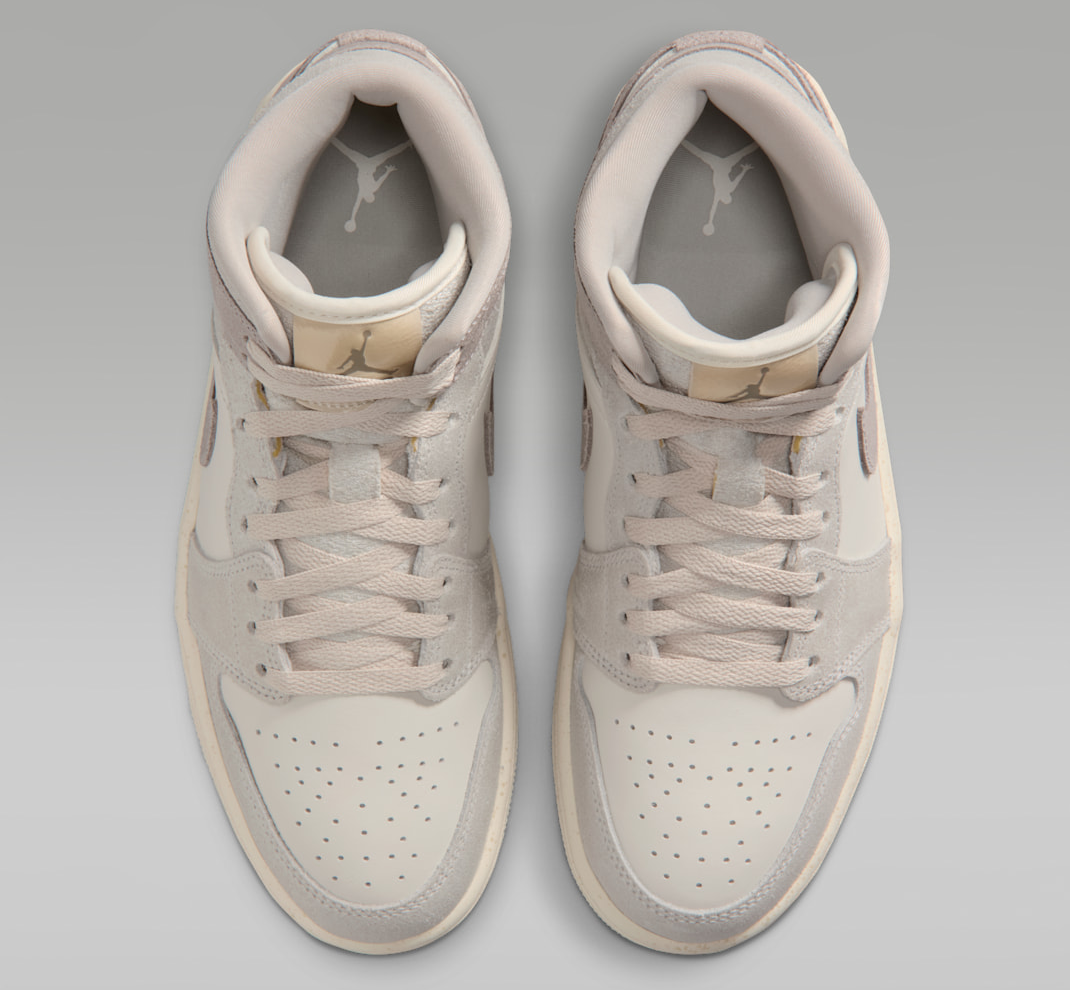 Alternative view of Giày Nike Air Jordan 1 Mid SE ‘Light Iron Ore’ IB7010-001