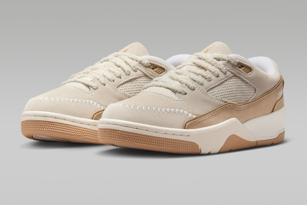 Giày Nike Air Jordan Flight Court SE ‘Light Orewood’ IB4414-120 - Ảnh 4