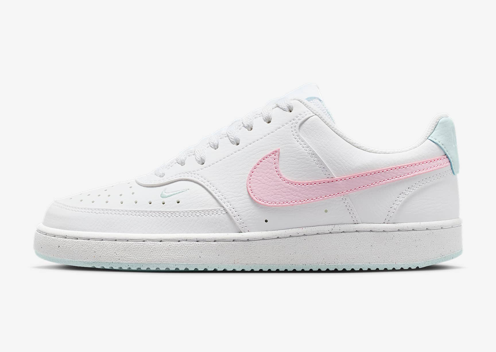 Alternative view of Giày Nike Court Vision Low ‘White Pink’ IQ9800-161