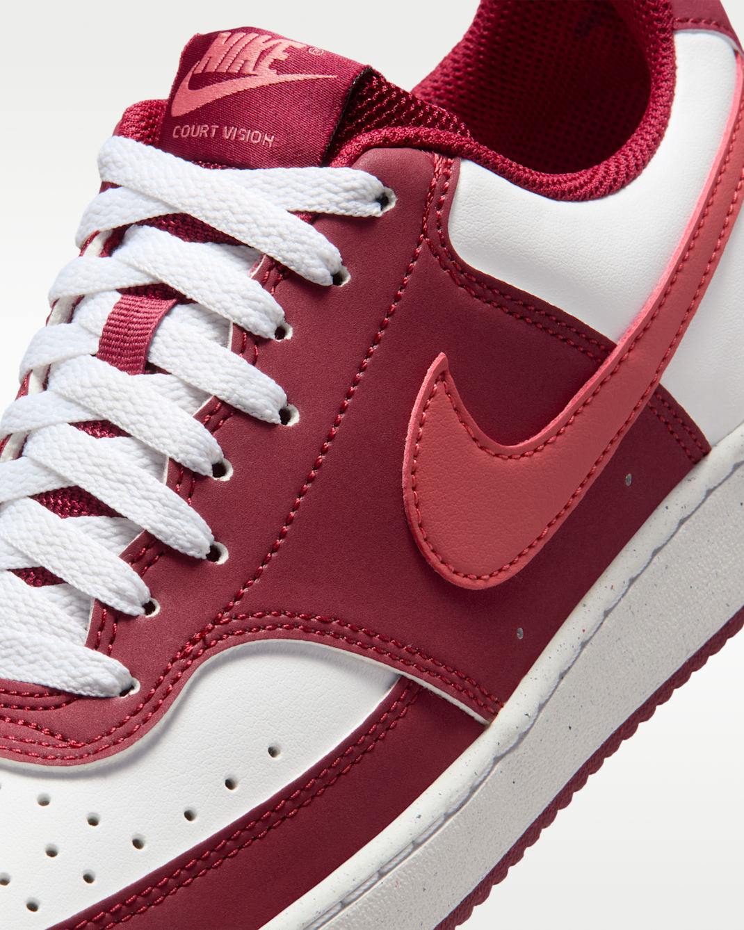 Alternative view of Giày Nike Court Vision Low 'Team Red' IM1652-601