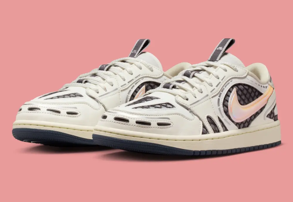 Giày Nike Air Jordan 1 Low Method of Make V3 ‘Sail Coconut Milk’ HQ2186-100 - Ảnh 4