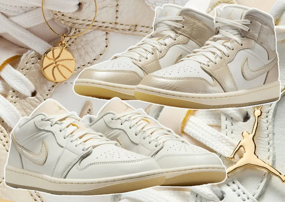 Giày Nike Jordan 1 Low SE 'Metallic Team Gold' HV5157-100 - Ảnh 3