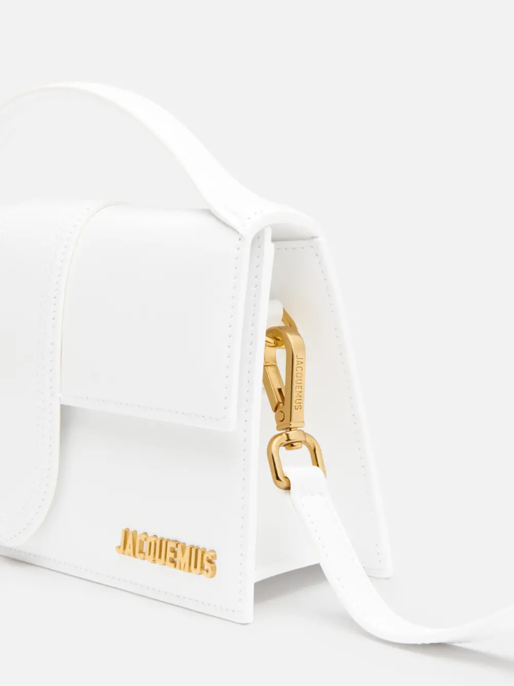 Túi Jacquemus The large Bambino 'White' BAW00007BC01C01100 - Ảnh 3
