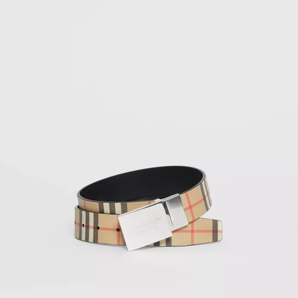 Thắt Lưng Burberry Reversible Plaque 'Archive Beige' 80527831 - Ảnh 3