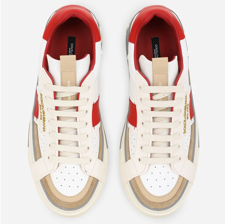 Alternative view of Giày Dolce & Gabbana Calfskin Custom 2 Zero Contrasting 'Beige' CS1863AO7548K703