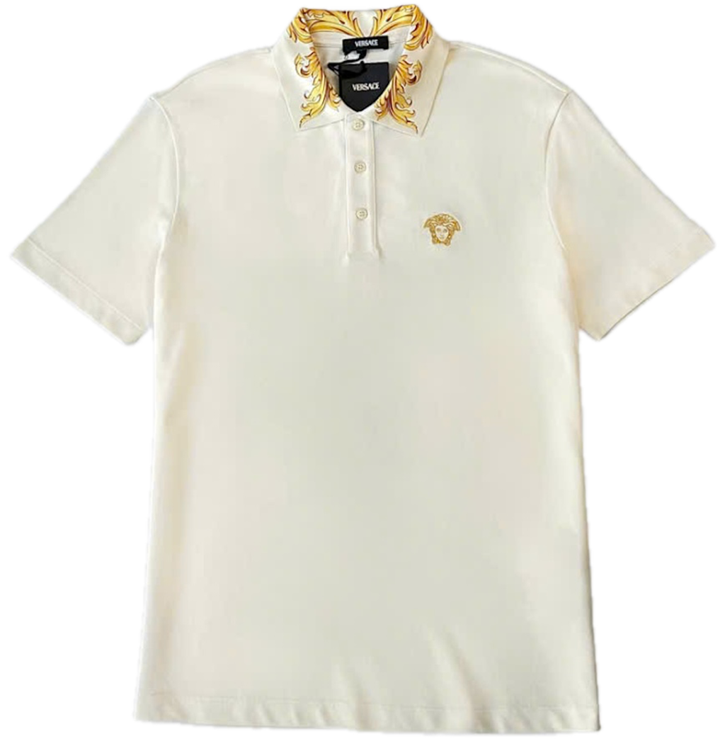 Áo Versace Medusa Logo Embroidered 'Beige' 1012260-1A15633-2W0C0
