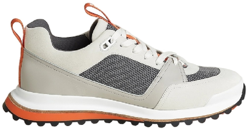 Giày Nam Hermes Leader Sneaker 'Gris Quartz' H252863ZHGQ420