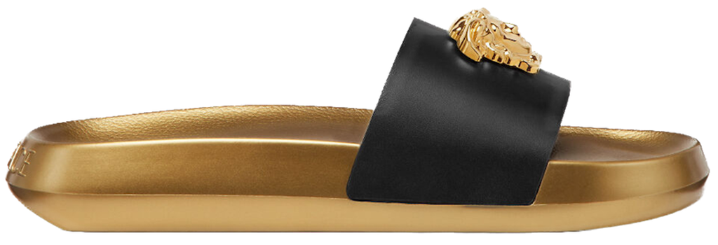 Dép Versace La Medusa Sliders 'Black Gold' 1010643-DV46G-1B00V