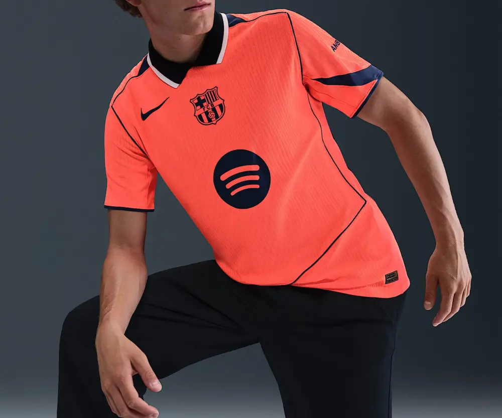 Áo Nike Barcelona 25/26 ‘Orange’ HM3193-855 - Ảnh 5