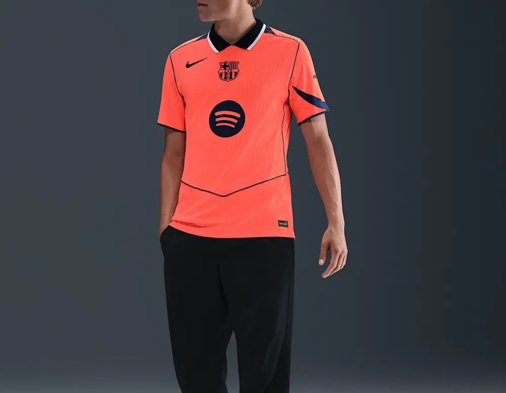 Áo Nike Barcelona 25/26 ‘Orange’ HM3193-855 - Ảnh 4