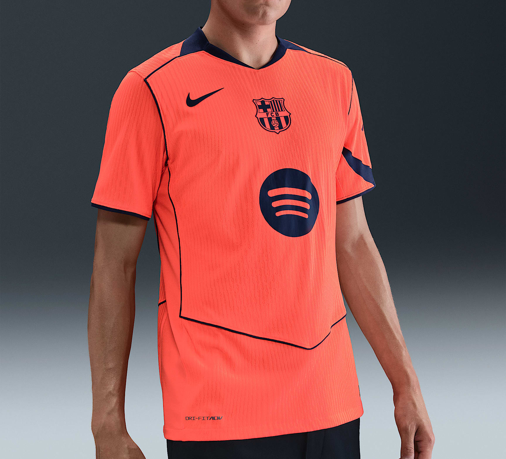 Alternative view of Áo Nike Barcelona 25/26 ‘Orange’ HM3193-855