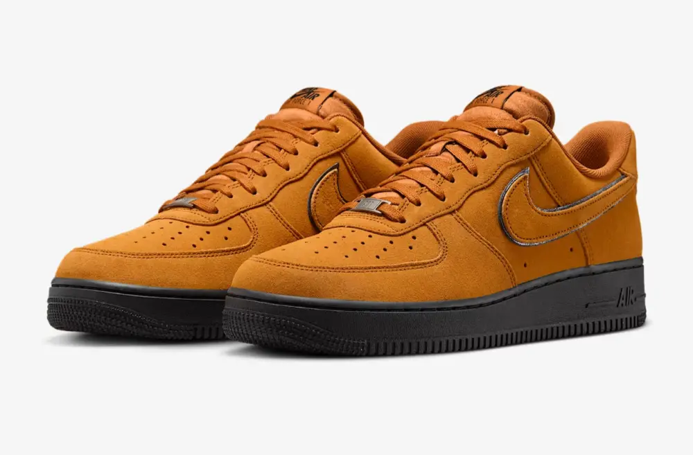 Giày Nike Air Force 1 Low ’07 LV8 ‘Desert Ochre Black’ HQ1966-700 - Ảnh 5