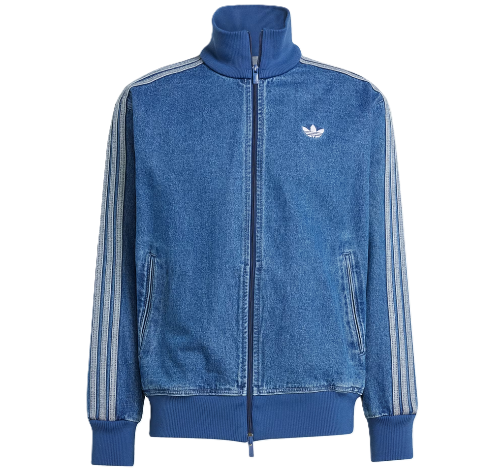 Áo Adidas Track Top Denim Firebird 'Blue' JC6233