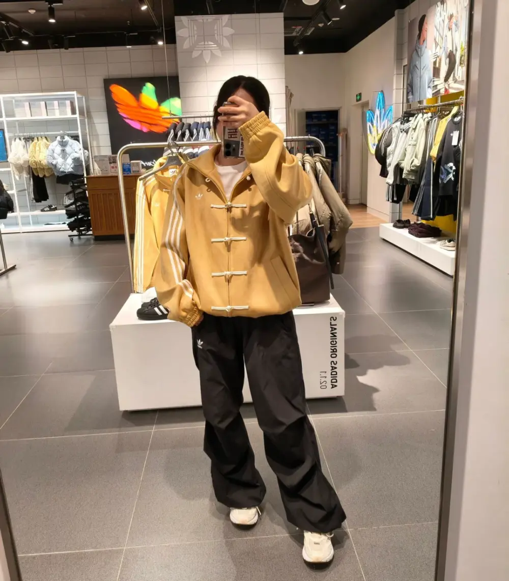 Áo Adidas Originals CTT Chinese 'Yellow' KT3851 - Ảnh 3