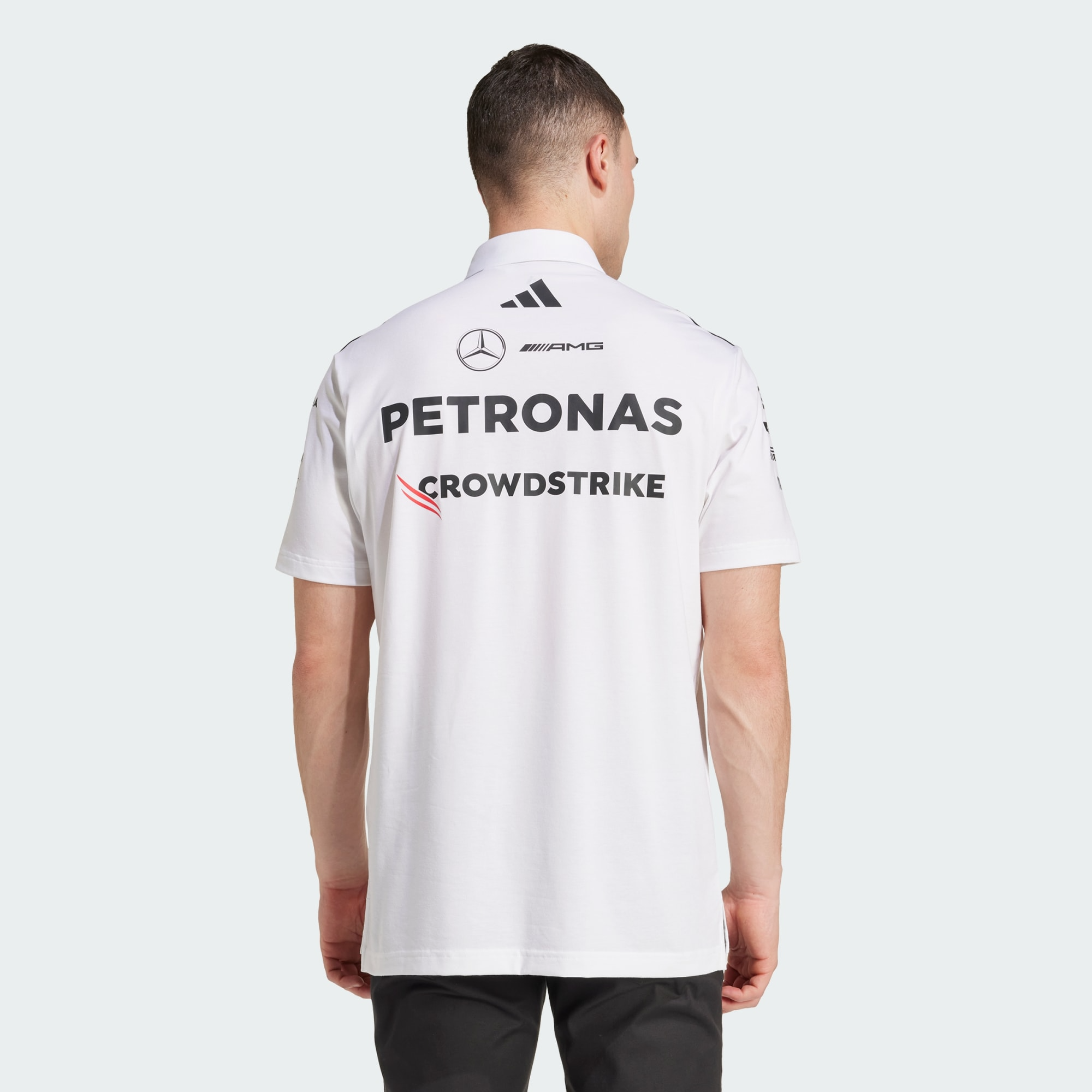 Alternative view of Áo Adidas Mercedes AMG Petronas Formula One Team ‘White’ JW0586