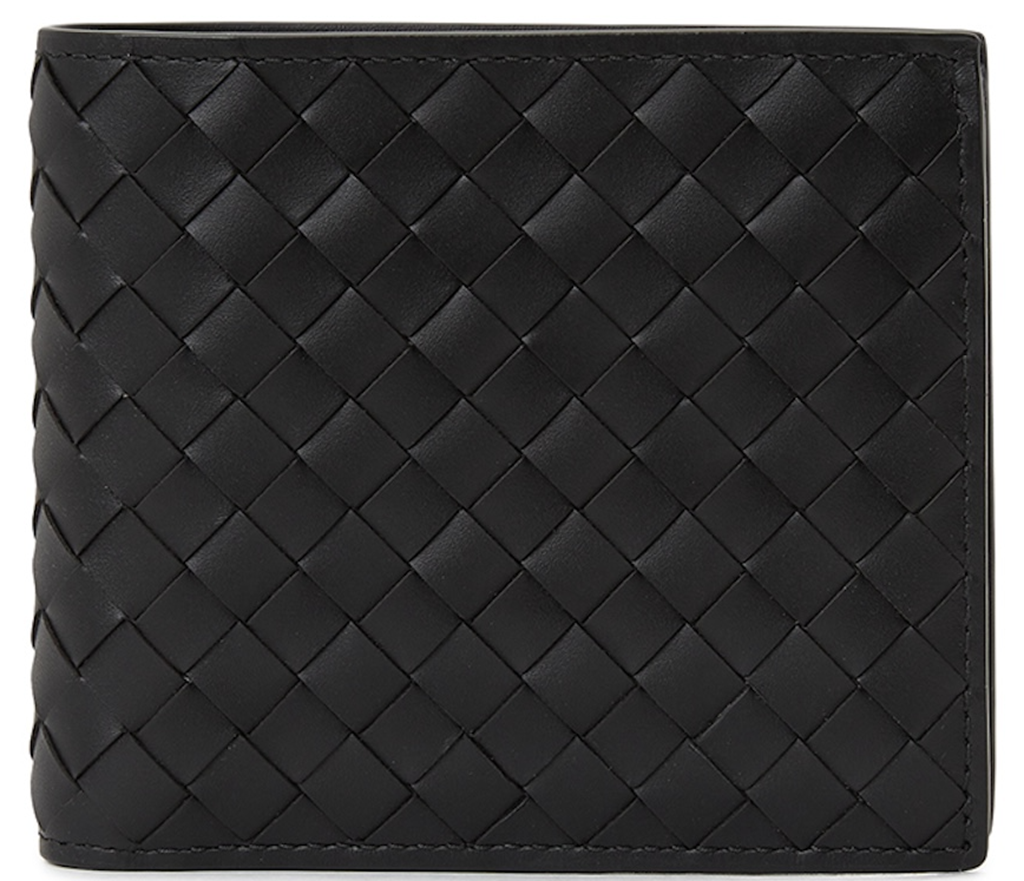 Ví Bottega Veneta Intrecciato Half Wallet 'Black' 138625-V47W1-1000