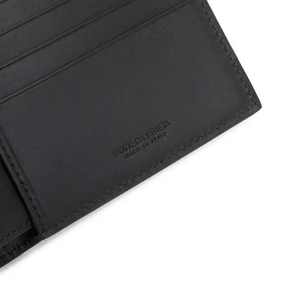 Ví Bottega Veneta Intrecciato Half Wallet 'Black' 138625-V47W1-1000 - Ảnh 2