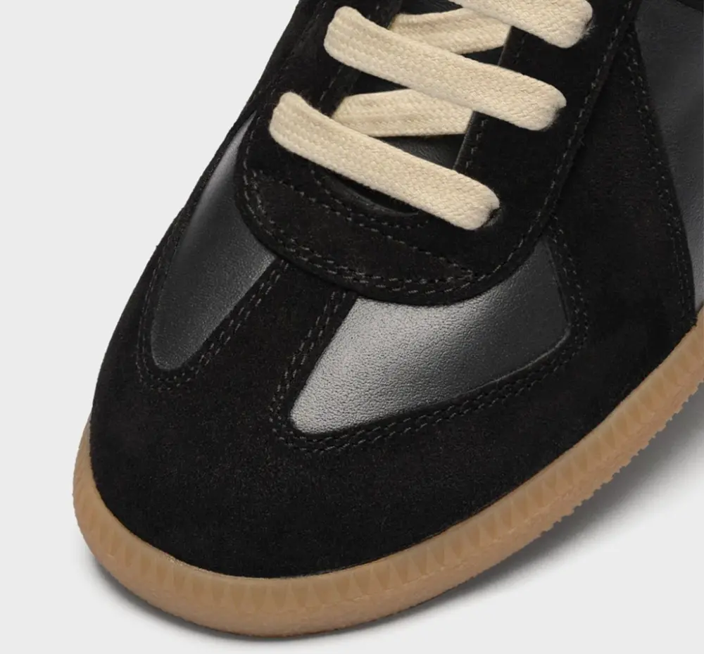 Giày Maison Margiela Calfskin Replica Sneakers 'Black' S57WS0236P1895H6851 - Ảnh 4