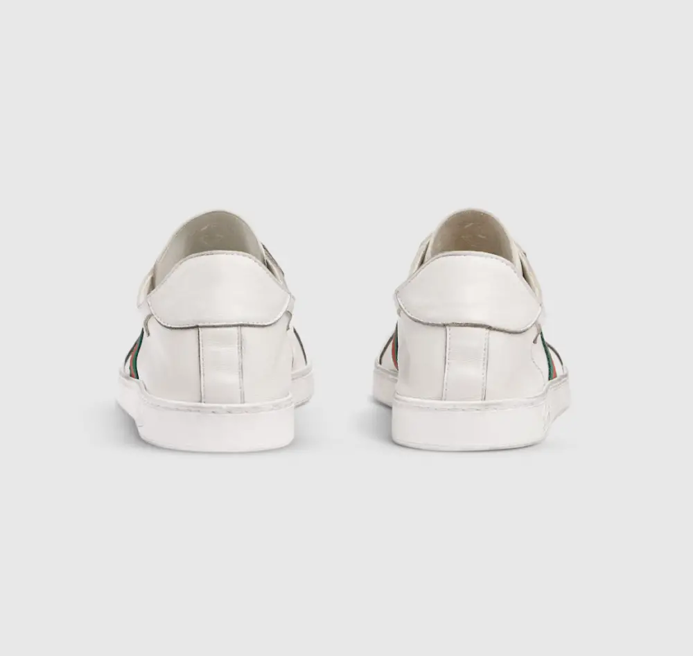 Giày Gucci Stretch Low-top Trainer 'White' 864140-AAGFF-9099 - Ảnh 3