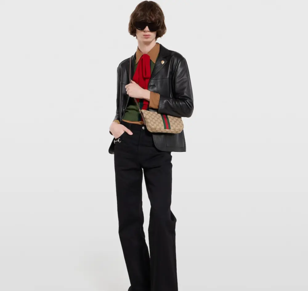 Túi Gucci Lunetta Small Crossbody Bag 'Sand' 863406-FAFV9-9653 - Ảnh 6