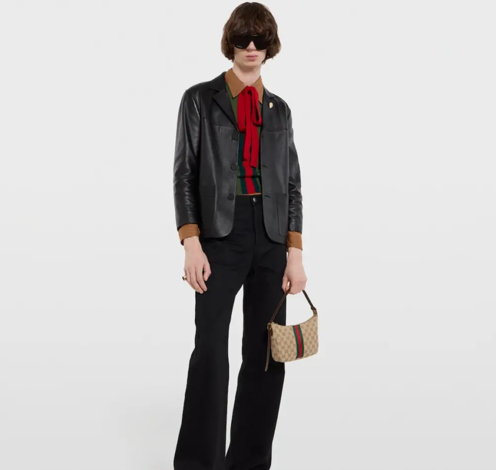 Túi Gucci Lunetta Small Crossbody Bag 'Sand' 863406-FAFV9-9653 - Ảnh 5