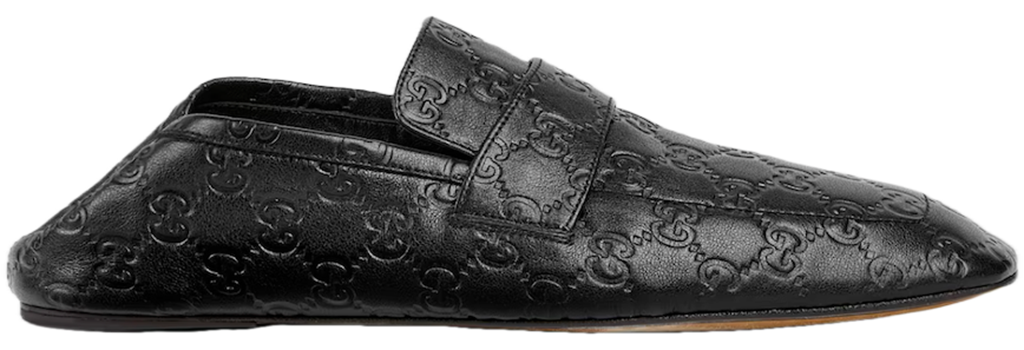 Giày Gucci Loafer With Embossed GG 'Black' 867510-AAGFT-1000