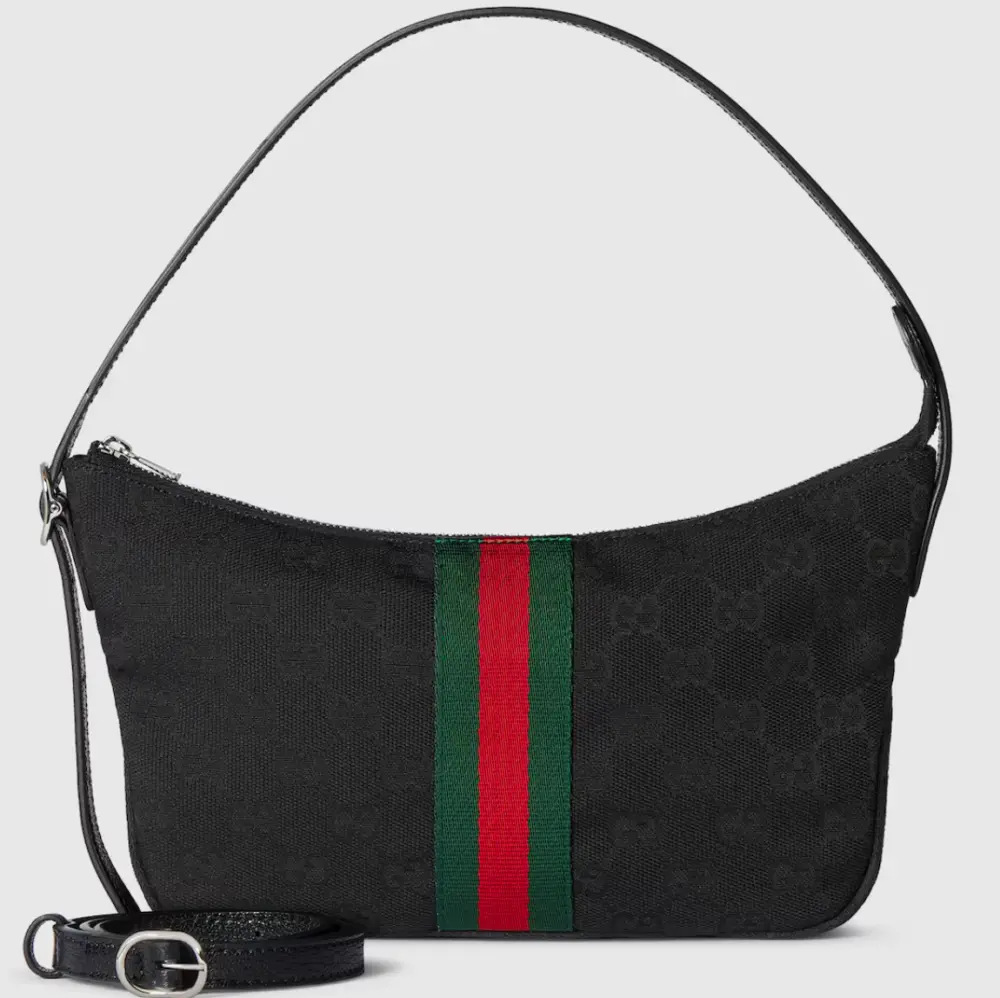 Alternative view of Túi Gucci Lunetta Small Crossbody Bag 'Black' 863406-FAFWA-1053