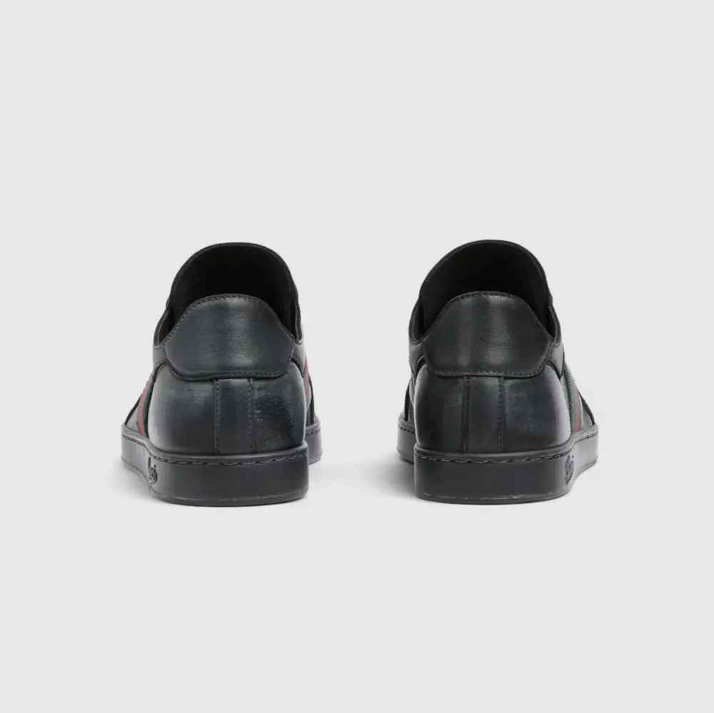 Giày Gucci Stretch Low-top Trainer 'Black' 865441-AAGFF-1048 - Ảnh 3