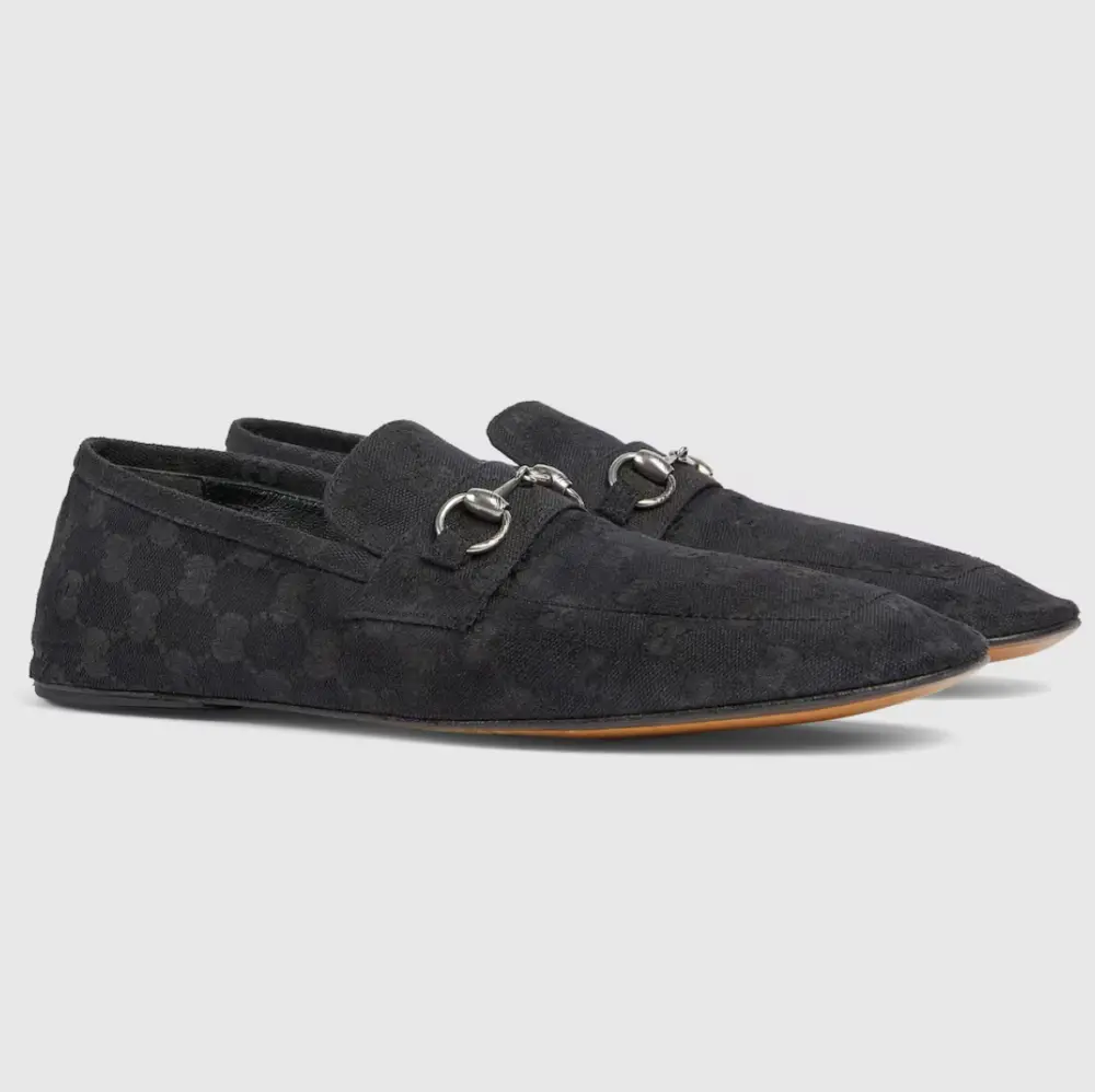 Giày Gucci Worn-out Effect Loafer 'Black' 863033-FAFUW-1000 - Ảnh 5