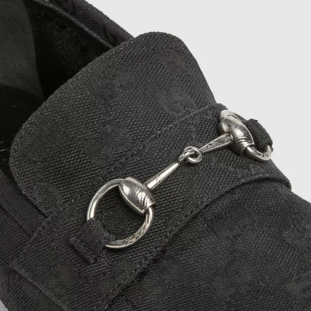 Giày Gucci Worn-out Effect Loafer 'Black' 863033-FAFUW-1000 - Ảnh 3